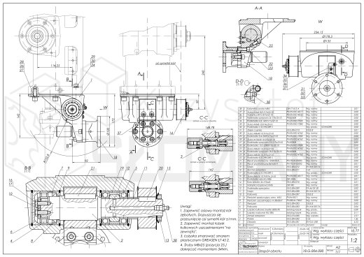 气动倾斜装置3D数模图纸 STEP格式缩略图